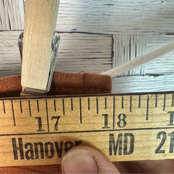 Ann Taylor loft so suede skirt with pockets, western coastal cowgirl Aztec - Picture 7 of 8